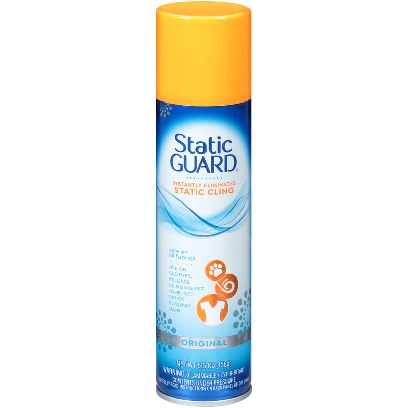 Static Guard Fabric Spray, Original Scent, 5.5 Ounce Can - Image 1